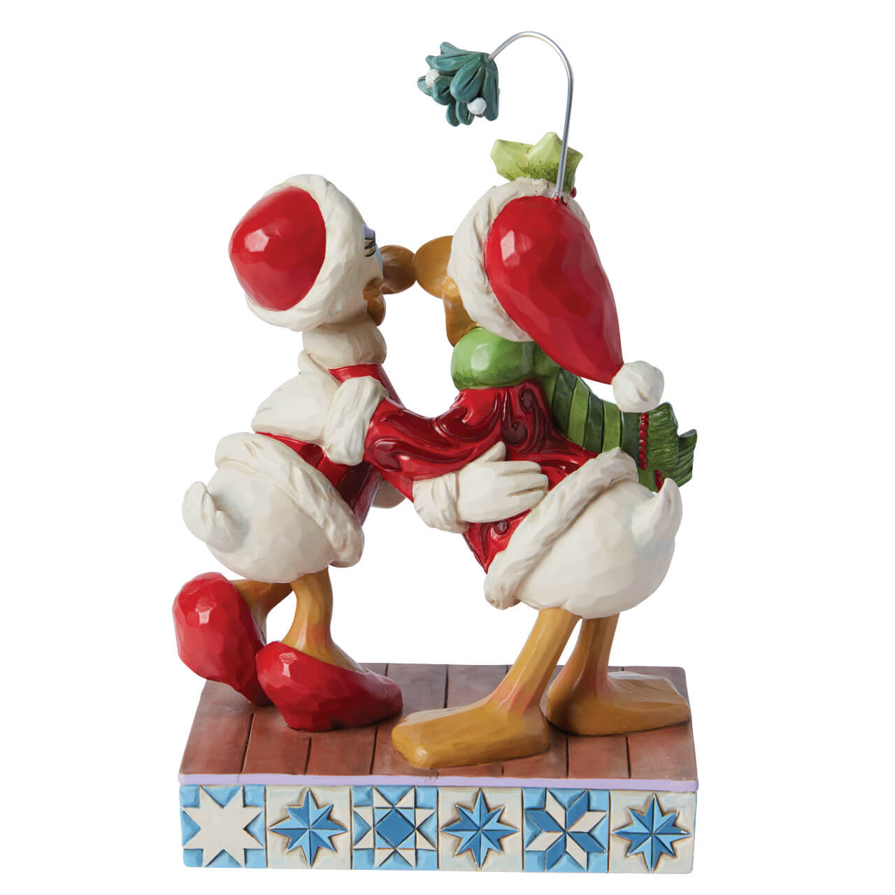 Donald Duck and Daisy Duck Merry Mistletoe (DISNEY TRADITIONS) Christmas Figurine