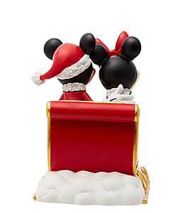 Micky und Minnie im Schlitten (DISNEY SHOWCASE) Weihnachtsfigur