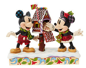 Mickey & Minnie Mouse Posting a Christmas Letter Letter to Santa signed FIRST EDITION Figure (DISNEY TRADITIONS)