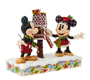 Micky und Minnie senden Brief an Weihnachtsmann Letter to Santa (DISNEY TRADITIONS) Figur
