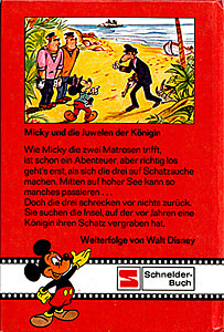 Walt Disney Schneider-Buch 7832: Micky und die Juwelen der Königin