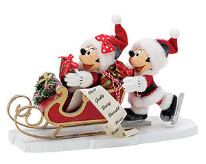 Mickey & Minnie Mouse on Ice (POSSIBLE DREAMS) Figure