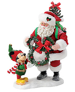 Santa with Mickey Mouse (POSSIBLE DREAMS)