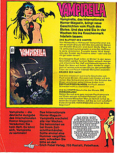 Vampirella 7 (Pabel Verlag) (Grade: 1-2)