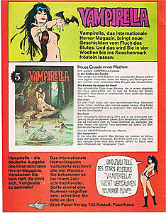 Vampirella 4 (Pabel Verlag) (Grade: 1-)