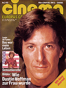 Cinema 3/1983 (Dustin Hoffman -Tootsie, Louis de Funes, Feuer und Eis - Bakshi/Frazetta, Der dunkle Kristall)