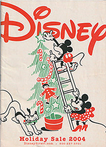 Katalog Disneydirect.com Holiday Sale 2004
