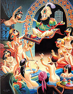 Carl Barks: Caliph of Bagdad Kunstdruck signiert (35x48cm)