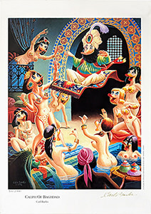Carl Barks: Caliph of Baghdad art print signed (35x48cm)