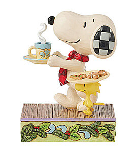 Snoopy & Woodstock Santas süßes Geheimnis - Cookies für Santa (PEANUTS BY JIM SHORE) Figur