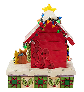 Snoopys Hundehütte Preiswürdige Weihnachten (PEANUTS BY JIM SHORE) Figur
