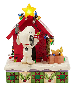 Snoopys Hundehütte Preiswürdige Weihnachten (PEANUTS BY JIM SHORE) Figur