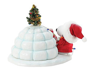 Snoopys Puffer Igloo (POSSIBLE DREAMS BY D56) Figurine