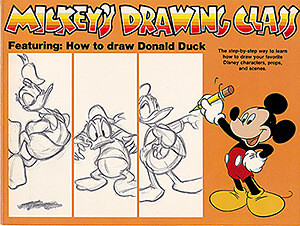 Mickeys Drawing Class How to draw Donald Duck