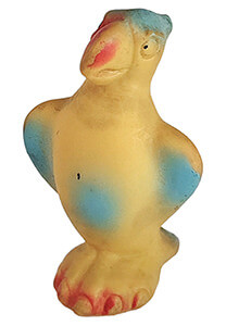 Parrot (RUBBER TOYS) rubber figure 9cm