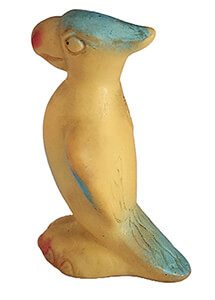 Parrot (RUBBER TOYS) rubber figure 9cm