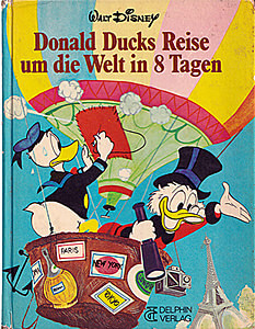 Donald Ducks Reise um die Welt in 8 Tagen (Delphin Verlag, 1973)