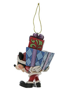 Weihnachtsbaumhänger Micky Maus mit Geschenken auf dem Rücken (DISNEY TRADITIONS) Figur