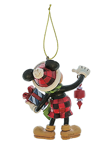 Weihnachtsbaumhänger Micky Maus mit Geschenk (DISNEY TRADITIONS) Figur