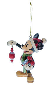 Mickey Holding Gifts Hanging Ornament (DISNEY TRADITIONS) Figurine