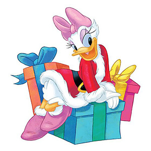 Daisy Duck Christmas 85th Anniversary Figur (DISNEY SHOWCASE) Figur