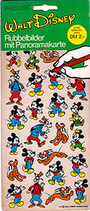 Disney Rubbelbilder mit Panoramakarte