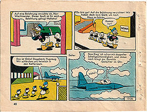 Micky Maus Beilagenstreifen Donald Duck - Der Millionenfelsen. 10 Streifen, komplett (Z: 2)