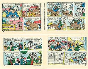 Micky Maus 22/1961 · 2 Beilagenstreifen (Z: 2+)