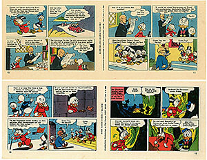 Micky Maus 7/1960 · 2 Beilagenstreifen (Z: 2+)