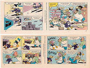 Micky Maus 38/1961 · 2 Beilagenstreifen (Z: 1-)