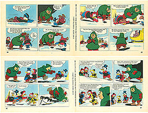 Micky Maus 17/1960 · 2 insert strips (Grade: 2-)