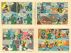 Micky Maus 28/1960 · 2 Beilagenstreifen (Z: 2)
