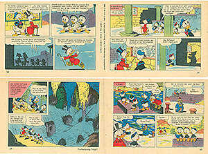 Micky Maus 8/1960 · 2 Beilagenstreifen (Z: 2+)