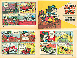 Micky Maus 51/1959 · 2 insert strips (Grade: 2-)