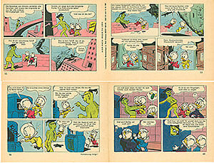 Micky Maus 42/1961 · 2 insert strips (Grade: 2)