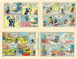 Micky Maus 17/1961 · 2 Beilagenstreifen (Z: 2+)