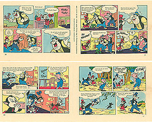 Micky Maus 28/1961 · 2 Beilagenstreifen (Z: 1-)