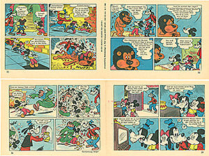 Micky Maus 29/1960 · 2 insert strips (Grade: 2)