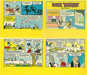 Micky Maus 43/1966 · 2 Beilagenstreifen (Z: 2-)