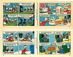 Micky Maus 10/1960 · 2 Beilagenstreifen (Z: 2-)