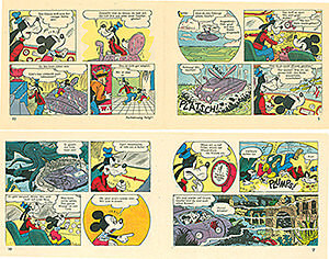 Micky Maus 35/1960 · 2 insert strips (Grade: 2)