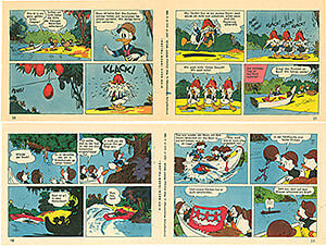 Micky Maus 21/1960 · 2 insert strips (Grade: 2-)