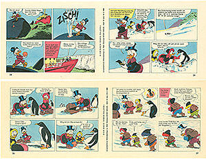 Micky Maus 16/1960 · 2 Beilagenstreifen (Z: 2-)