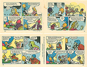 Micky Maus 18/1961 · 2 Beilagenstreifen (Z: 2+)