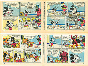 Micky Maus 9/1961 · 2 Beilagenstreifen (Z: 1-2)