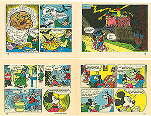 Micky Maus 27/1960 · 2 Beilagenstreifen (Z: 2-)