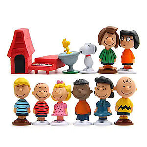 Peanuts 12-teiliger Satz Kleinfiguren