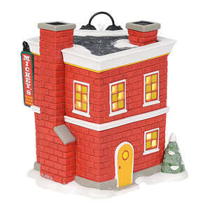 Mickeys Alarm Clock Shop (DISNEY VILLAGE BY D56) Figurine