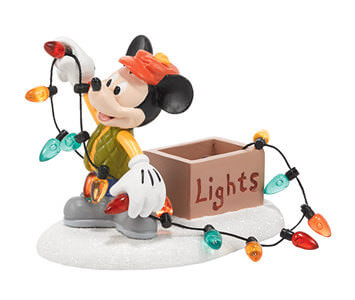 Micky bringt Weihnachten zum Leuchten (DISNEY VILLAGE BY D56) Figur