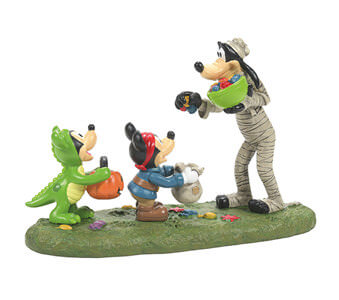 Halloween-Leckereien von Goofy (DISNEY VILLAGE BY D56) Figur